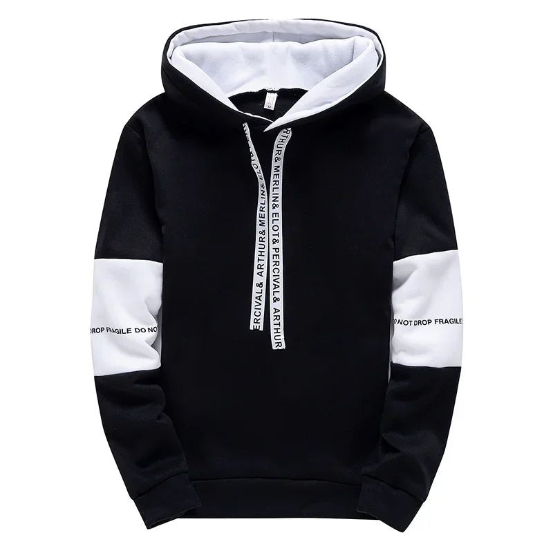 Männer Hoodies Langarm Casual Druck Mit Brief Sweatshirts Neue Frühjahr Hip Hop Pullover Sport Top Männliche Mit Kapuze Sweatshirts - flohmarkt-deutschland.shop