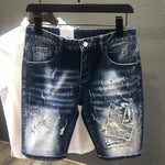Männer Mode Denim Shorts Löcher Jeans Neue Sommer Männlichen Blau Zerrissene Jeans Shorts Hohe Qualität Mann Gerade Fit Denim Shorts größe 38 - flohmarkt-deutschland.shop