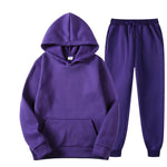 Männer Trainingsanzug 2-teilige Sets Mit Kapuze Sweatshirt + Kordelzug Hosen Männliche Hoodies Laufsport Männer Frauen Herbst Sportwear - flohmarkt-deutschland.shop