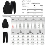 Männer Trainingsanzug 2-teilige Sets Mit Kapuze Sweatshirt + Kordelzug Hosen Männliche Hoodies Laufsport Männer Frauen Herbst Sportwear - flohmarkt-deutschland.shop