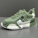 Männer Turnschuhe Plattform Casual Schuhe Trend Leder Runde Kappe Laufschuhe Im Freien Nicht-slip Schuhe Slip auf Atmungsaktive Männer schuhe - flohmarkt-deutschland.shop