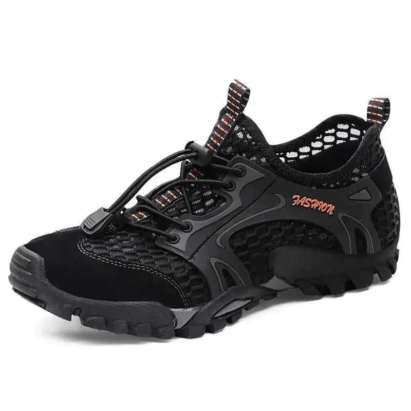 Männer Turnschuhe Sommer Waten Mesh Schuhe Bequeme Slip auf Outdoor Wanderschuhe Zapatos Hombre Casual Klettern Trekking Schuhe - flohmarkt-deutschland.shop