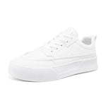 Männer Weiße Schuhe Leder Casual Turnschuhe Trend Plattform Schuhe Bequeme Vulkanisierte Schuhe für Männer Weiß Tenis Masculinos - flohmarkt-deutschland.shop