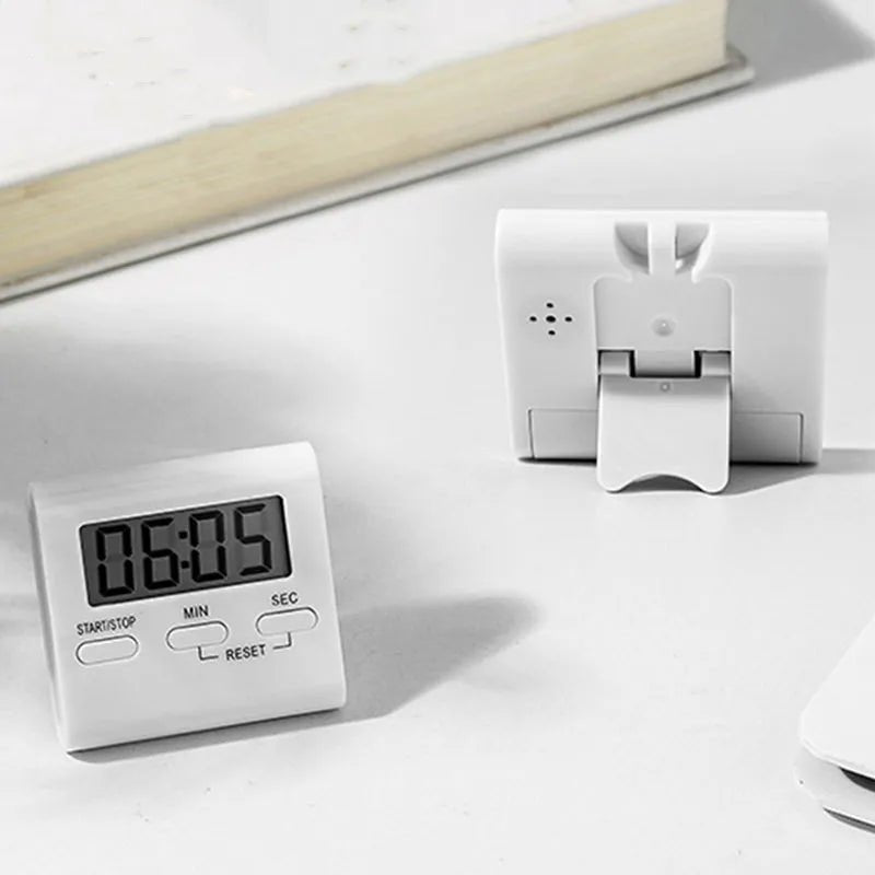 Magnetischer Küchenhelfer, digitaler Küchentimer – LCD-Kochtimer mit manuellem Countdown, mechanischer digitaler Timer zum Kochen - flohmarkt-deutschland.shop