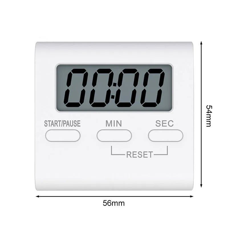 Magnetischer Küchenhelfer, digitaler Küchentimer – LCD-Kochtimer mit manuellem Countdown, mechanischer digitaler Timer zum Kochen - flohmarkt-deutschland.shop