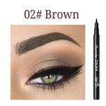 Make-up 12-Farben-Eyeliner, flüssig, wasserdicht, einfach zu tragen, Make-up, mattierter Eyeliner, Blau, Rot, Grün, Weiß, Gold, Brauner Eyeliner - flohmarkt-deutschland.shop