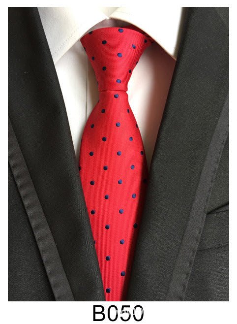 Manufacturers wholesale tie polyester jacquard tie men's casual formal wear professional business tie in stock supply - flohmarkt-deutschland.shop