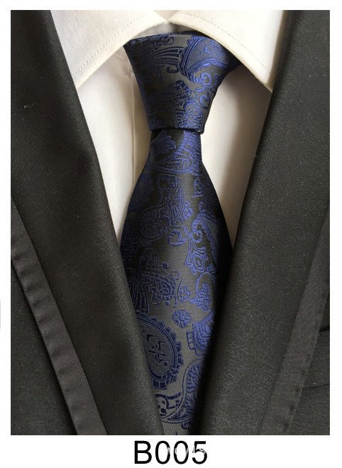 Manufacturers wholesale tie polyester jacquard tie men's casual formal wear professional business tie in stock supply - flohmarkt-deutschland.shop