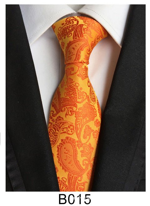 Manufacturers wholesale tie polyester jacquard tie men's casual formal wear professional business tie in stock supply - flohmarkt-deutschland.shop