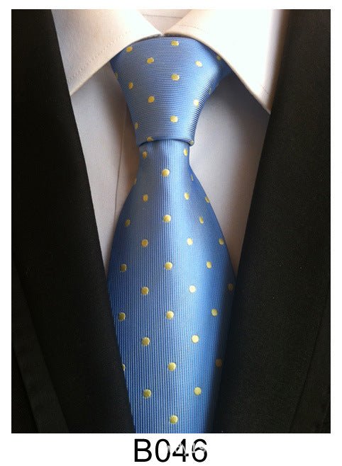 Manufacturers wholesale tie polyester jacquard tie men's casual formal wear professional business tie in stock supply - flohmarkt-deutschland.shop