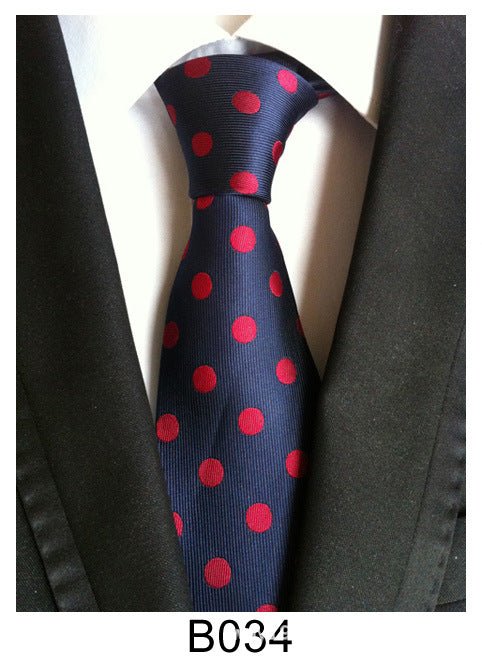 Manufacturers wholesale tie polyester jacquard tie men's casual formal wear professional business tie in stock supply - flohmarkt-deutschland.shop