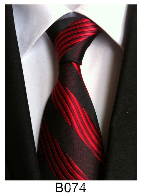 Manufacturers wholesale tie polyester jacquard tie men's casual formal wear professional business tie in stock supply - flohmarkt-deutschland.shop