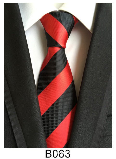 Manufacturers wholesale tie polyester jacquard tie men's casual formal wear professional business tie in stock supply - flohmarkt-deutschland.shop