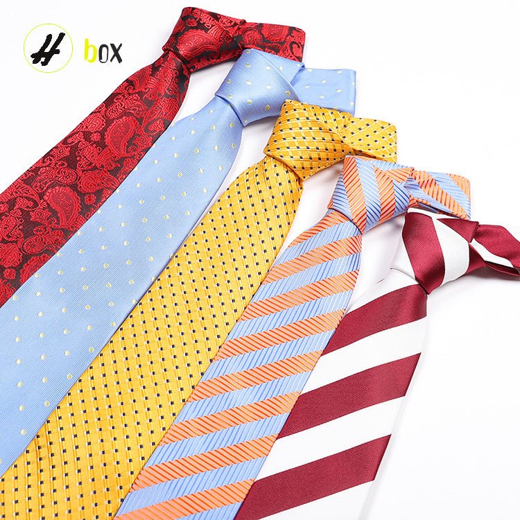 Manufacturers wholesale tie polyester jacquard tie men's casual formal wear professional business tie in stock supply - flohmarkt-deutschland.shop