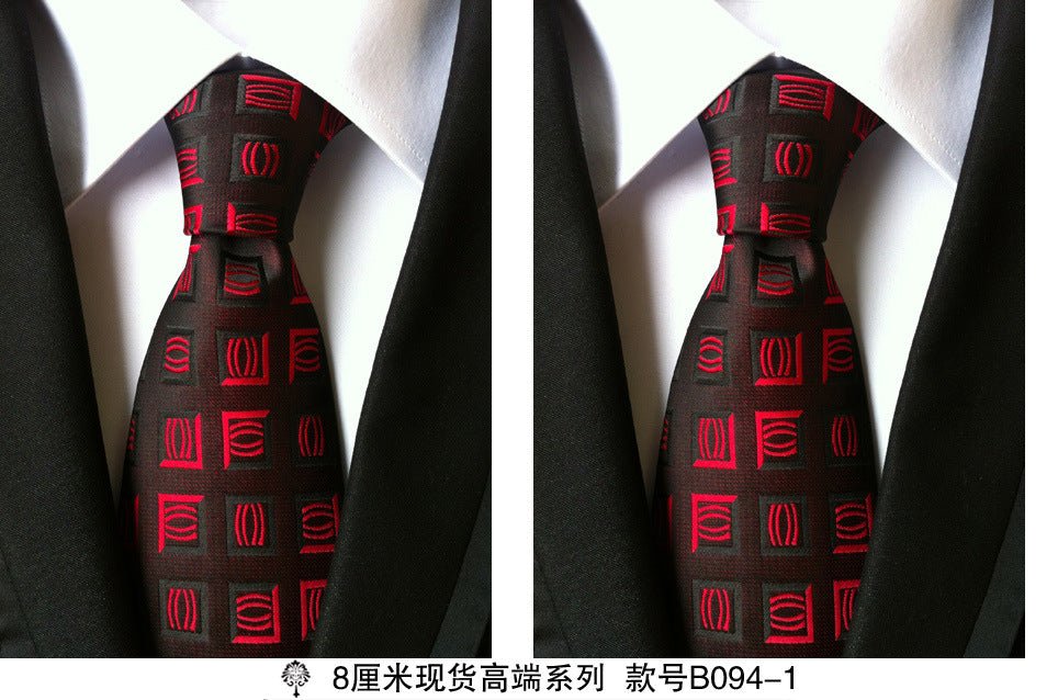Manufacturers wholesale tie polyester jacquard tie men's casual formal wear professional business tie in stock supply - flohmarkt-deutschland.shop