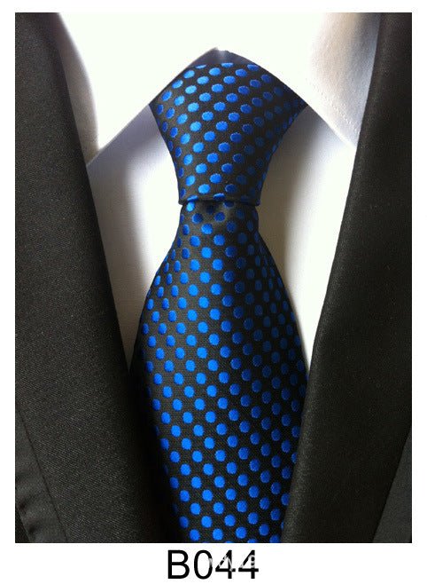 Manufacturers wholesale tie polyester jacquard tie men's casual formal wear professional business tie in stock supply - flohmarkt-deutschland.shop