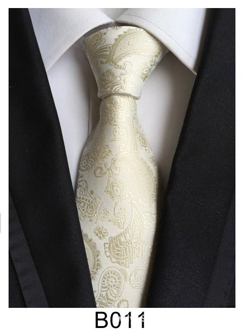 Manufacturers wholesale tie polyester jacquard tie men's casual formal wear professional business tie in stock supply - flohmarkt-deutschland.shop