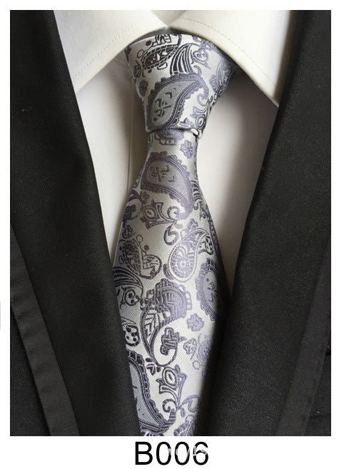 Manufacturers wholesale tie polyester jacquard tie men's casual formal wear professional business tie in stock supply - flohmarkt-deutschland.shop