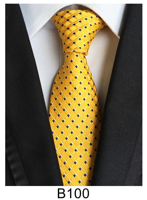 Manufacturers wholesale tie polyester jacquard tie men's casual formal wear professional business tie in stock supply - flohmarkt-deutschland.shop