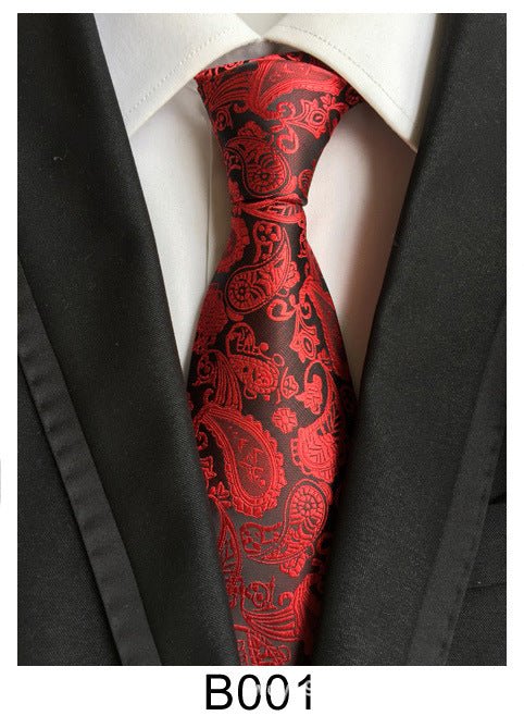 Manufacturers wholesale tie polyester jacquard tie men's casual formal wear professional business tie in stock supply - flohmarkt-deutschland.shop