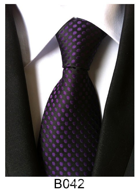 Manufacturers wholesale tie polyester jacquard tie men's casual formal wear professional business tie in stock supply - flohmarkt-deutschland.shop