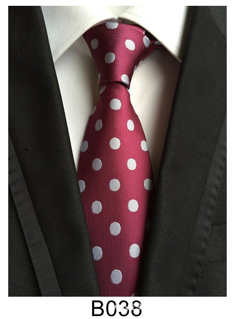 Manufacturers wholesale tie polyester jacquard tie men's casual formal wear professional business tie in stock supply - flohmarkt-deutschland.shop