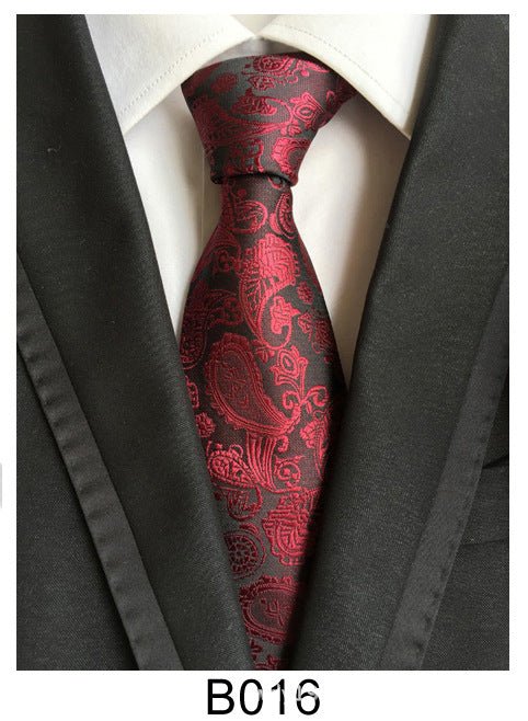 Manufacturers wholesale tie polyester jacquard tie men's casual formal wear professional business tie in stock supply - flohmarkt-deutschland.shop