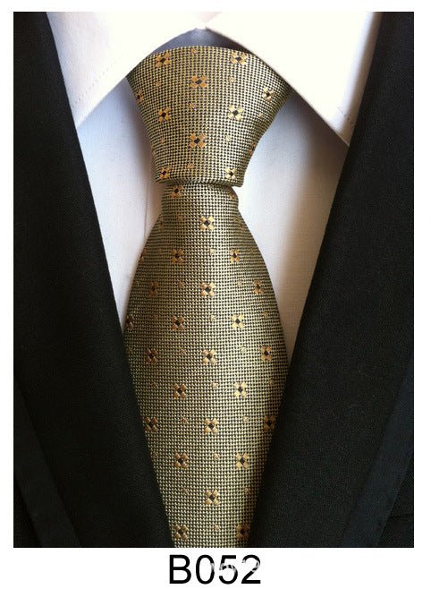 Manufacturers wholesale tie polyester jacquard tie men's casual formal wear professional business tie in stock supply - flohmarkt-deutschland.shop