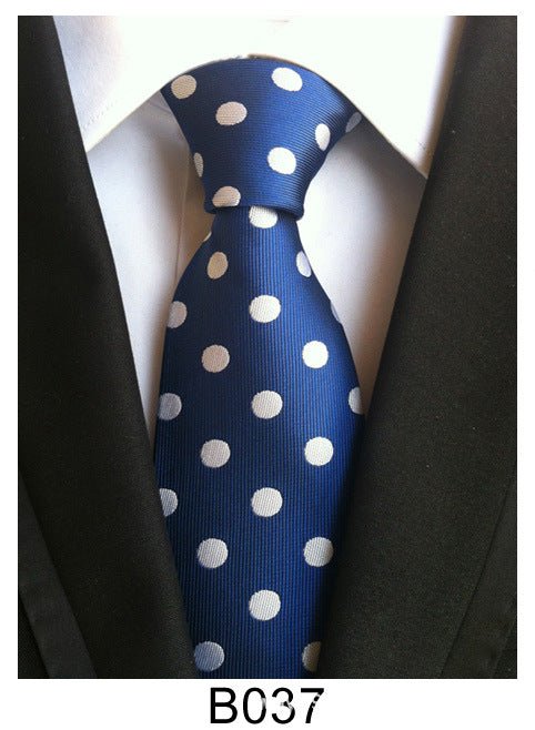 Manufacturers wholesale tie polyester jacquard tie men's casual formal wear professional business tie in stock supply - flohmarkt-deutschland.shop