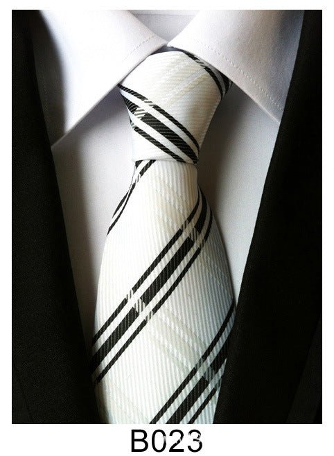 Manufacturers wholesale tie polyester jacquard tie men's casual formal wear professional business tie in stock supply - flohmarkt-deutschland.shop
