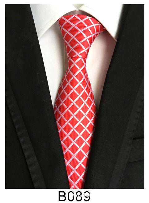 Manufacturers wholesale tie polyester jacquard tie men's casual formal wear professional business tie in stock supply - flohmarkt-deutschland.shop