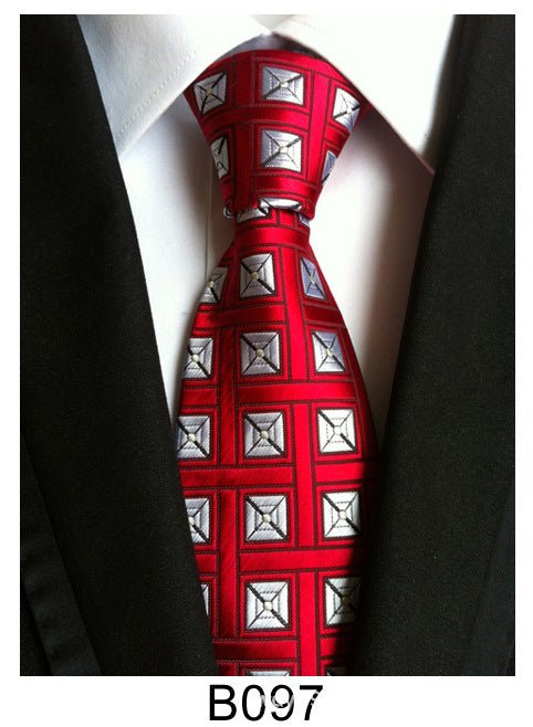 Manufacturers wholesale tie polyester jacquard tie men's casual formal wear professional business tie in stock supply - flohmarkt-deutschland.shop