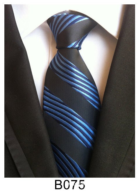 Manufacturers wholesale tie polyester jacquard tie men's casual formal wear professional business tie in stock supply - flohmarkt-deutschland.shop