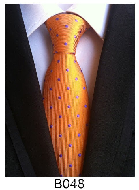 Manufacturers wholesale tie polyester jacquard tie men's casual formal wear professional business tie in stock supply - flohmarkt-deutschland.shop