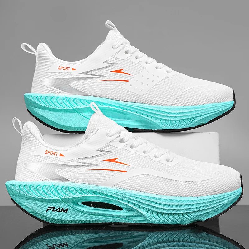 Marathon Men Sports Running Shoes Carbon Board Air Cushion Breathable Lightweight Women's Comfortable Athletic Nonskid Sneakers - flohmarkt-deutschland.shop