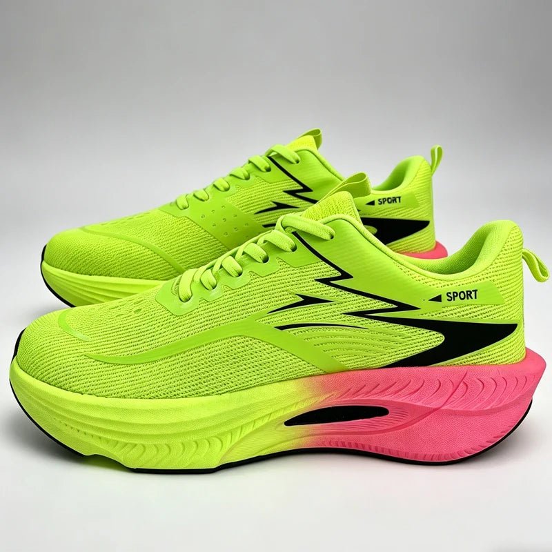 Marathon Men Sports Running Shoes Carbon Board Air Cushion Breathable Lightweight Women's Comfortable Athletic Nonskid Sneakers - flohmarkt-deutschland.shop