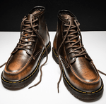 Martin Trendy Tooling Boots Hochschaftstiefel - Premium Kuhhautleder Für Langlebigkeit Und Vintage Charme - flohmarkt-deutschland.shop