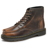 Martin Trendy Tooling Boots Hochschaftstiefel - Premium Kuhhautleder Für Langlebigkeit Und Vintage Charme - flohmarkt-deutschland.shop