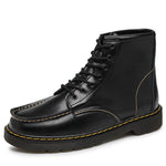 Martin Trendy Tooling Boots Hochschaftstiefel - Premium Kuhhautleder Für Langlebigkeit Und Vintage Charme - flohmarkt-deutschland.shop