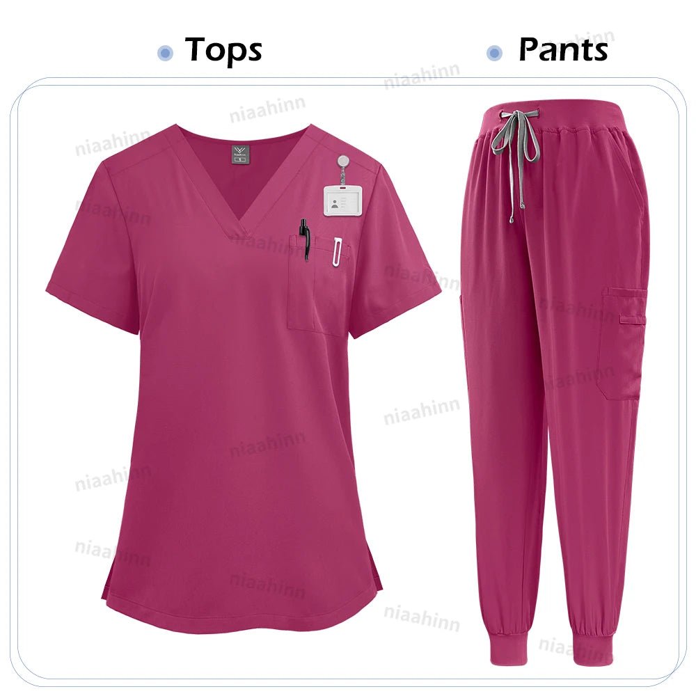 Medical Clothing for Women Scrubs Jogger Sets Nursing Pants Surgical Gown High Quality Medical Uniforms Wholesale Beauty Uniform - flohmarkt-deutschland.shop