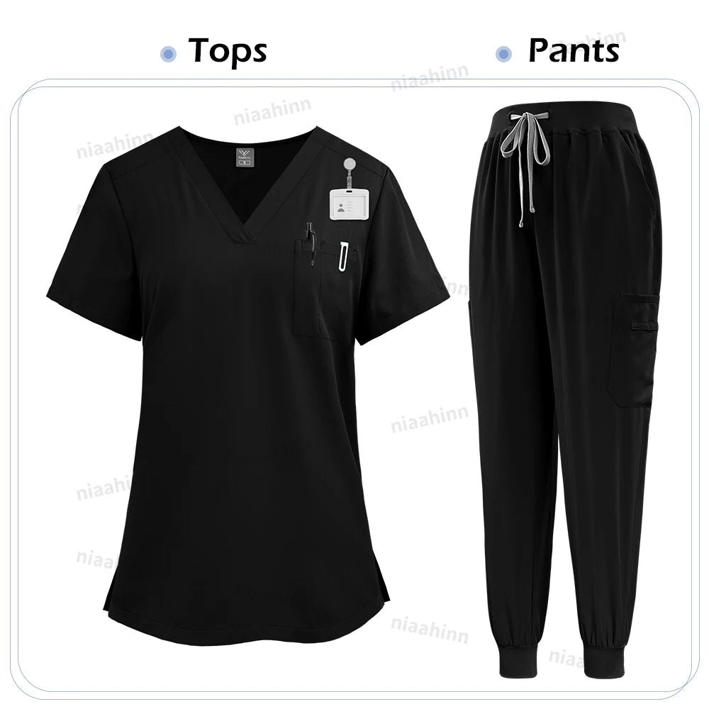 Medical Clothing for Women Scrubs Jogger Sets Nursing Pants Surgical Gown High Quality Medical Uniforms Wholesale Beauty Uniform - flohmarkt-deutschland.shop