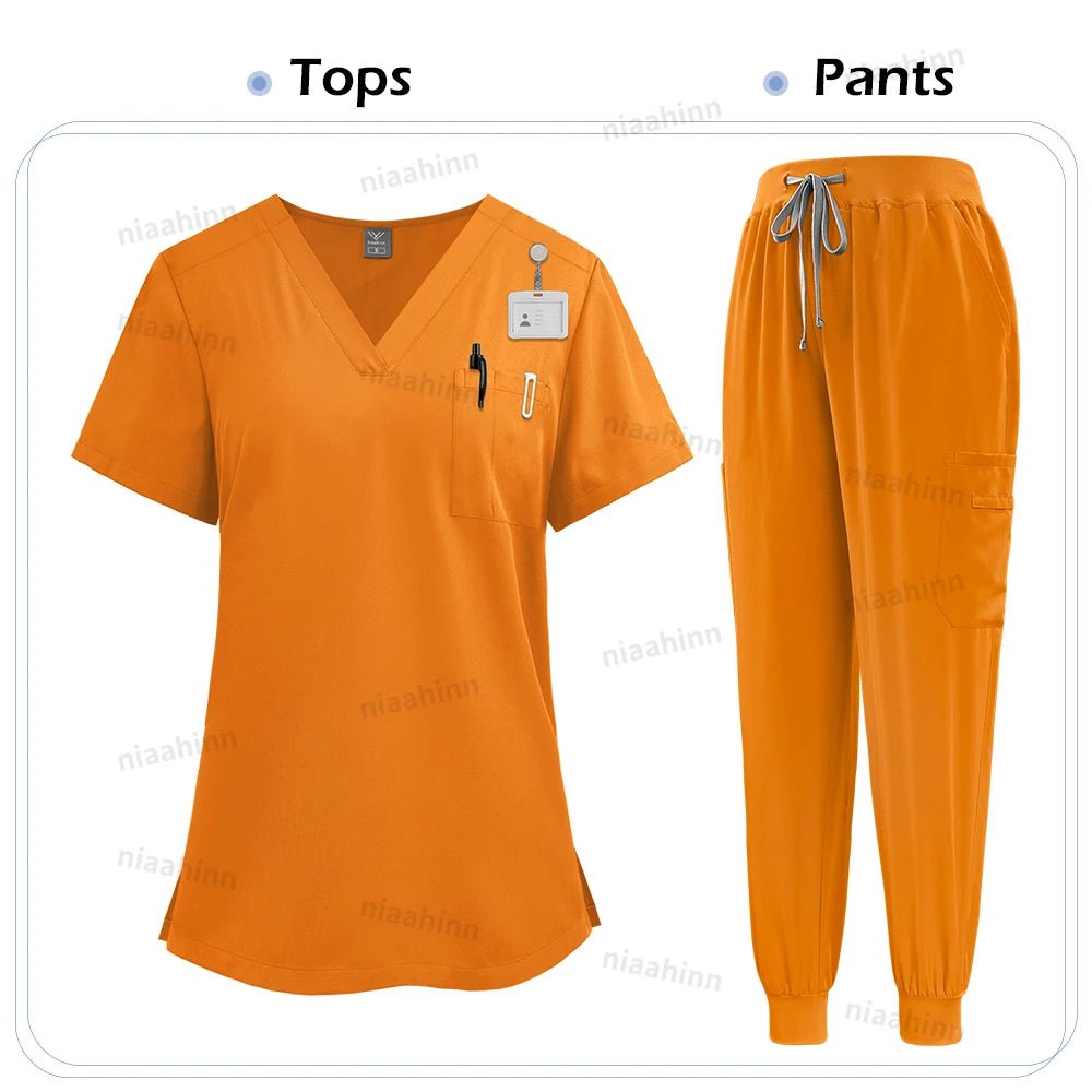 Medical Clothing for Women Scrubs Jogger Sets Nursing Pants Surgical Gown High Quality Medical Uniforms Wholesale Beauty Uniform - flohmarkt-deutschland.shop