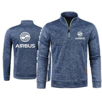 Men 2Pcs Sets Hoodies Pants Sweatshirts Half Zipper Soft Fleece Turtleneck Sweater AIRBUS AVIATION Flight Airbusfan A320 - flohmarkt-deutschland.shop