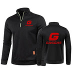 Men 2Pcs Sets Hoodies Pants Sweatshirts Half Zipper Soft Fleece Turtleneck Sweater GASGAS Factory Racing Team Mens Pullover - flohmarkt-deutschland.shop