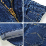 Men Business Jeans Classic Spring Autumn Male Cotton Straight Stretch Brand Denim Pants Summer Overalls Slim Fit Trousers 2021 - flohmarkt-deutschland.shop