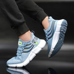 Men Casual Sport Shoes Breathable Lightweight Sneakers Outdoor Mesh Black Running Shoes Athletic Jogging Tenis Walking Shoes - flohmarkt-deutschland.shop
