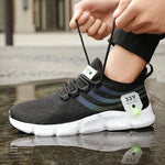 Men Casual Sport Shoes Breathable Lightweight Sneakers Outdoor Mesh Black Running Shoes Athletic Jogging Tenis Walking Shoes - flohmarkt-deutschland.shop