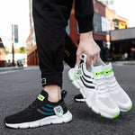 Men Casual Sport Shoes Breathable Lightweight Sneakers Outdoor Mesh Black Running Shoes Athletic Jogging Tenis Walking Shoes - flohmarkt-deutschland.shop
