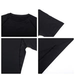 Men Compression Running T Shirt Fitness Tight Short Sleeve Tshirt Training Jogging Shirts Gym Sportswear Quick Dry Rashgard - flohmarkt-deutschland.shop