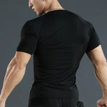 Men Compression Running T Shirt Fitness Tight Short Sleeve Tshirt Training Jogging Shirts Gym Sportswear Quick Dry Rashgard - flohmarkt-deutschland.shop